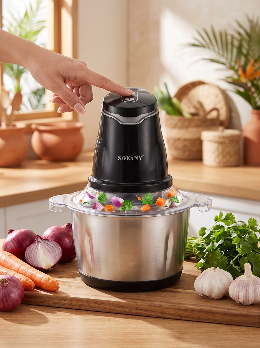 Picatodo Eléctrico 2L SOKANY — Procesador de Alimentos
